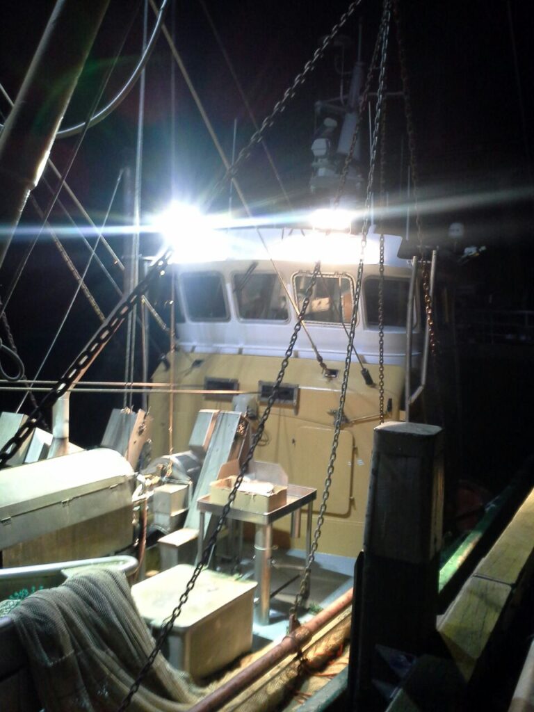 dekverlichting garnalenkotter