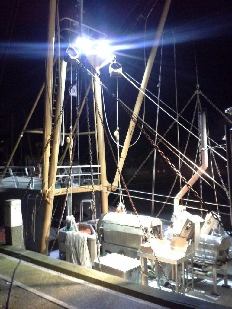 dekverlichting garnalenkotter