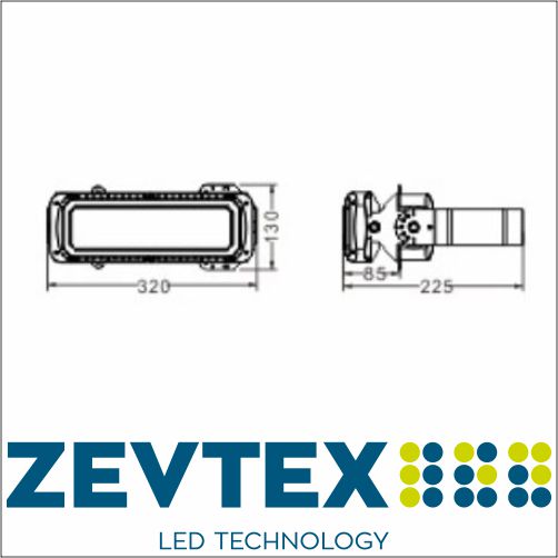 led-schijnwerper-75-watt-5700K-modulair-afmetingen.