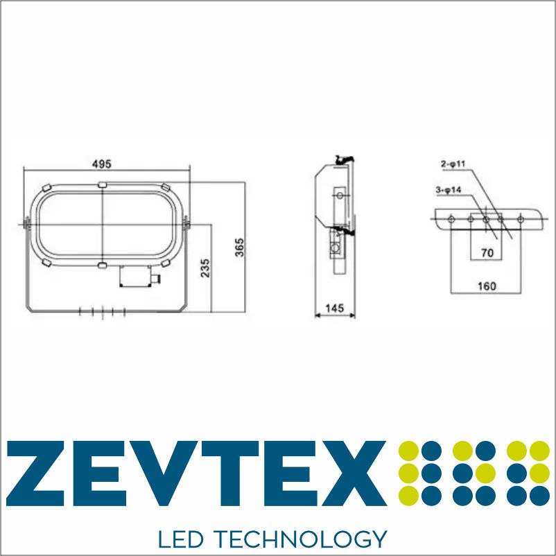 ZT50-50-watt-led-floodlight-afmetingen